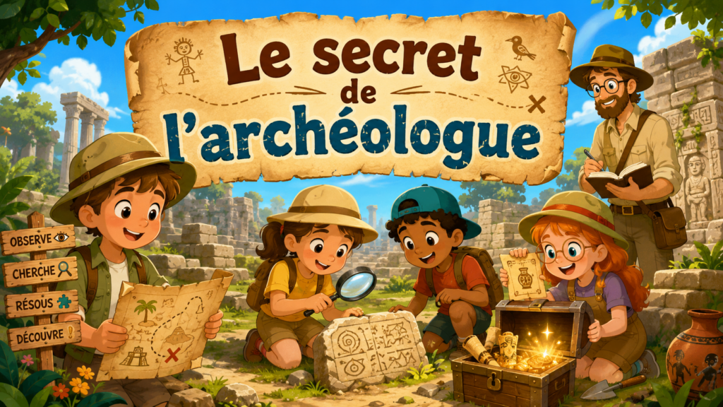 grand jeu le secret de l'archéologue
