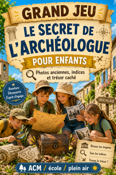 grand jeu le secret de l'archéologue