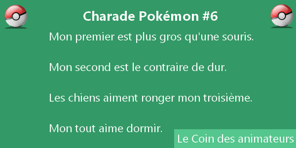 Charade Pokémon 6