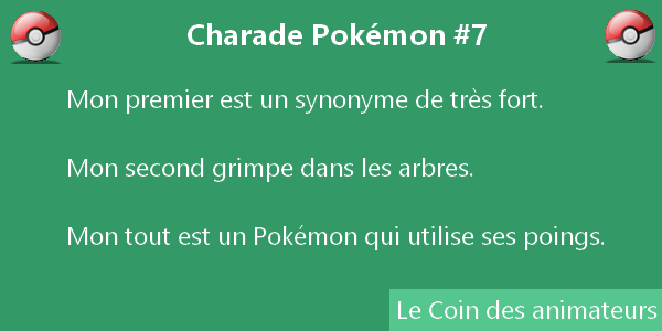 Charade Pokémon 7