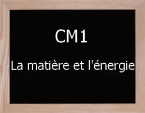 La Matière Cm1