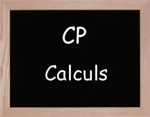 Calculs Cp