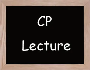 Lecture Cp