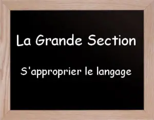 Langage Oral En Grande Section