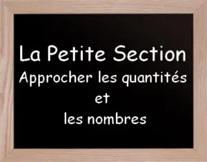 Mathématiques Petite Section