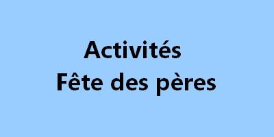 Activité Fête des pères : les bricolages pour papa de Tête à modeler