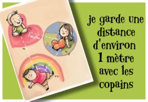 affiches sur les gestes barrières