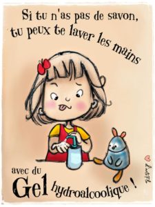 affiches sur les gestes barrières