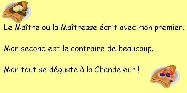 Charade Chandeleur