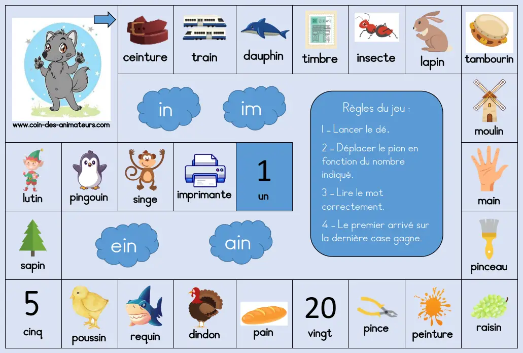 jeu de l'oie du son in