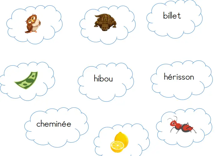 nuages du son i phonologie cp