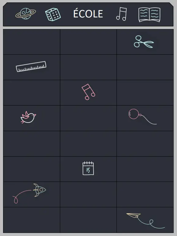 Tableau présence maternelle