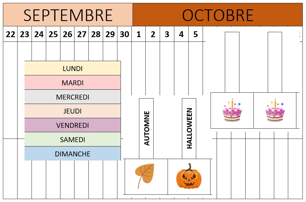 poutre du temps maternelle