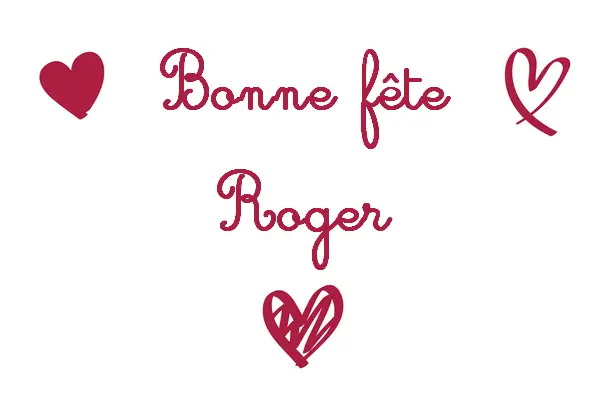 image bonne fête Roger