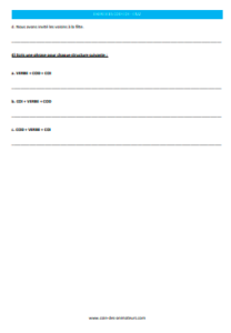 cod coi cm2 exercices 2