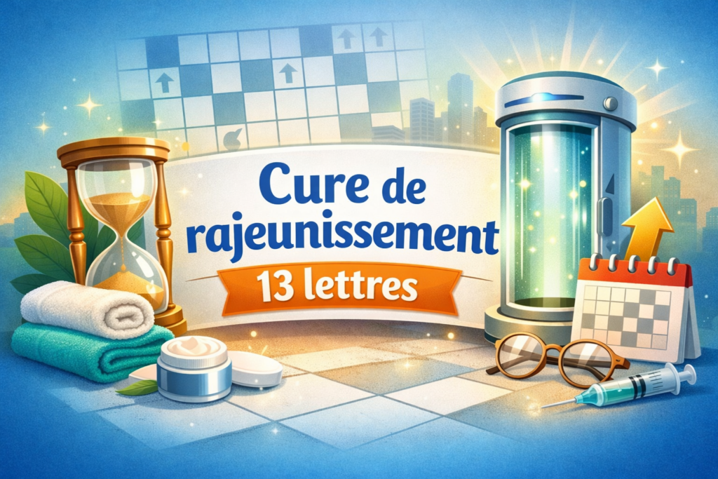 Cure de rajeunissement 13 lettres