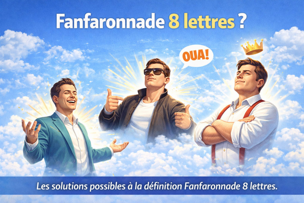 fanfaronnade 8 lettres