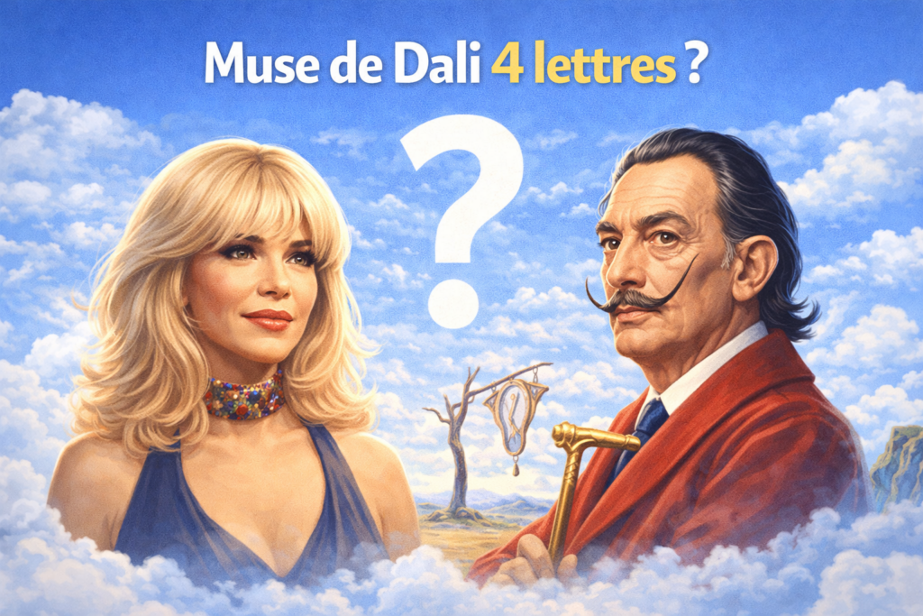 muse de dali 4 lettres