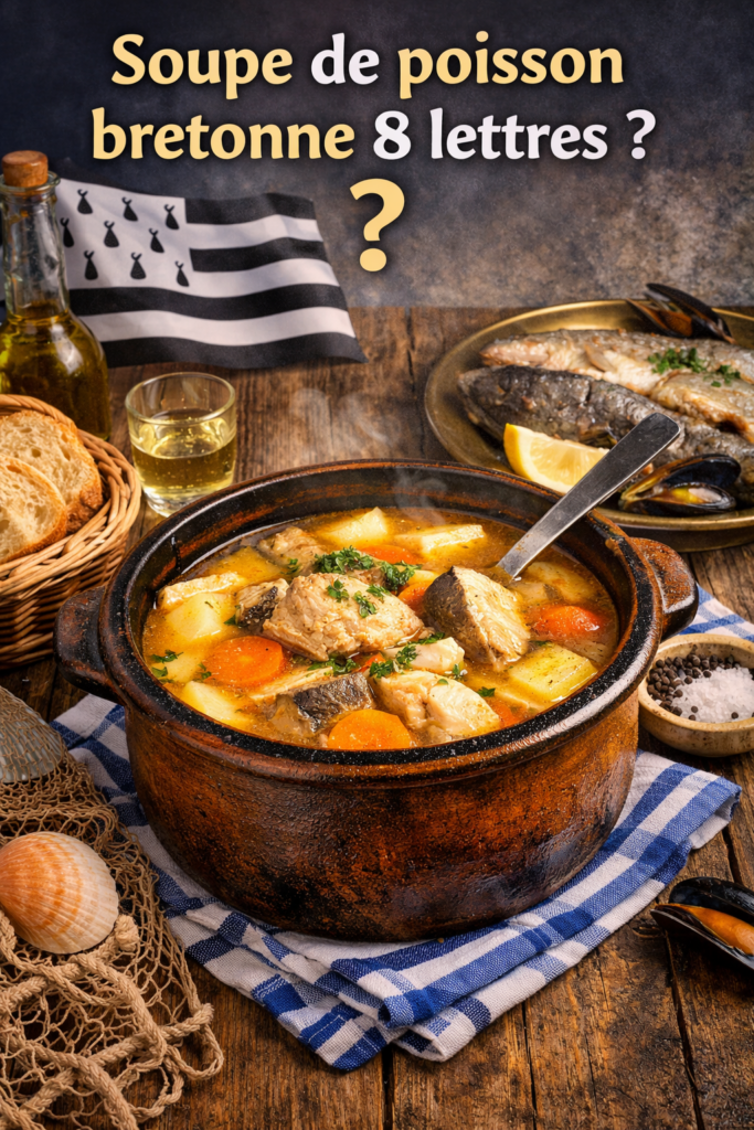 soupe de poisson bretonne 8 lettres