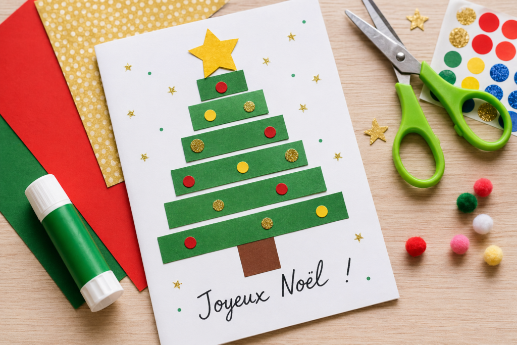 activité manuelle sapin de noel