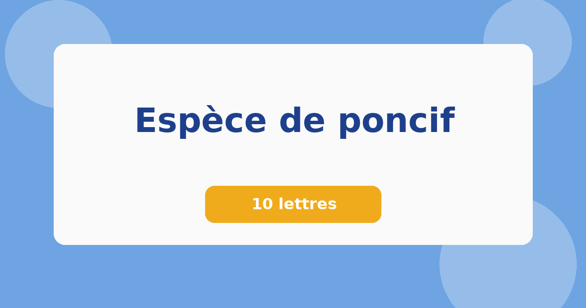 Espèce de poncif 10 lettres Mots croisés
