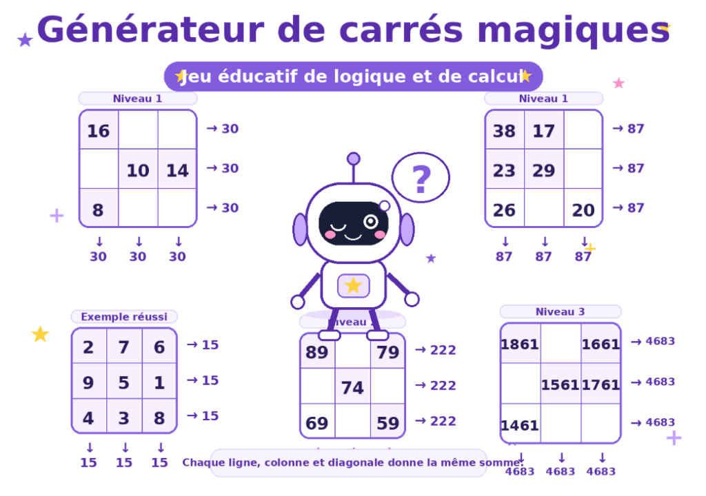 carrés magiques