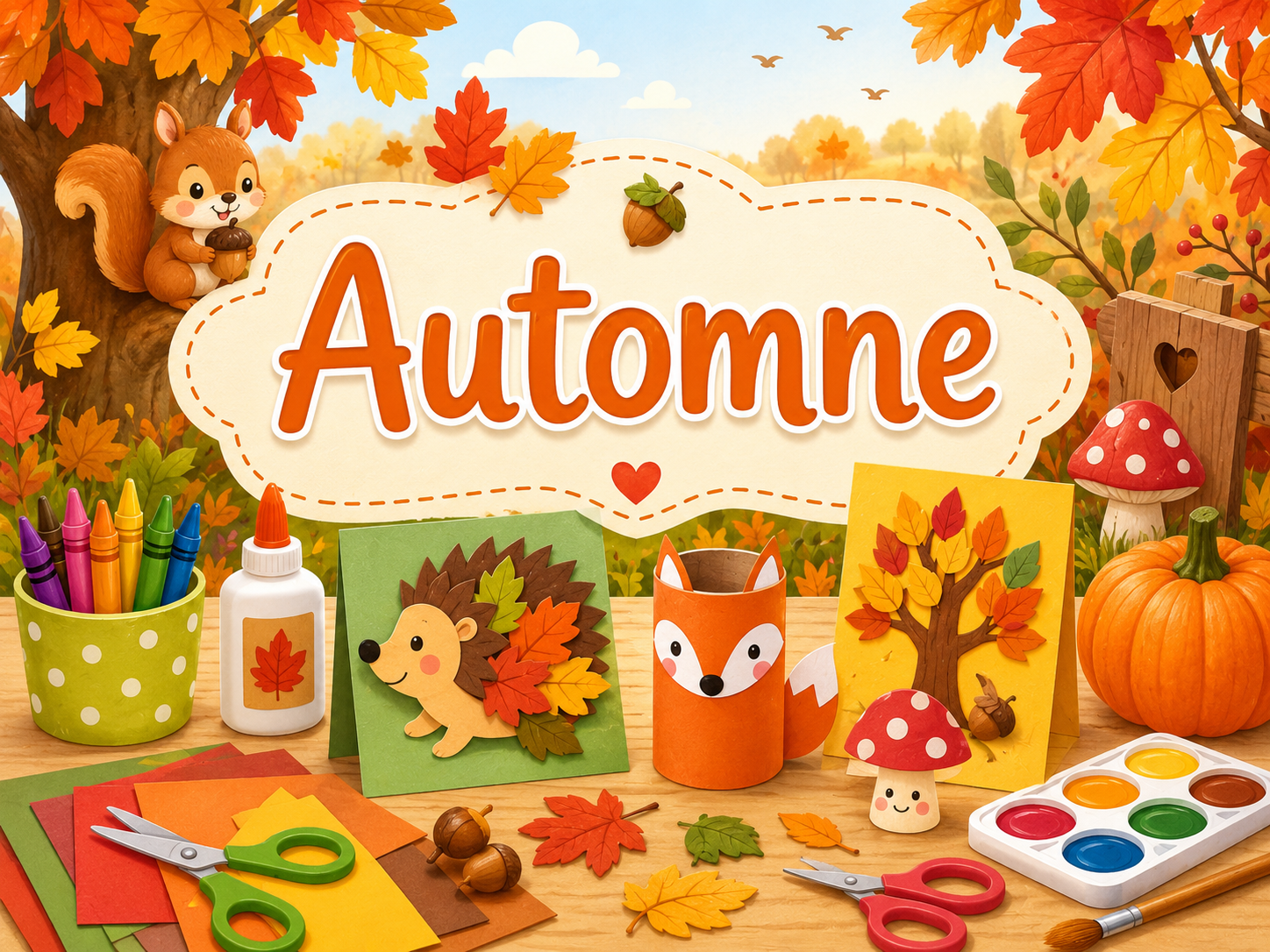 activité manuelle automne
