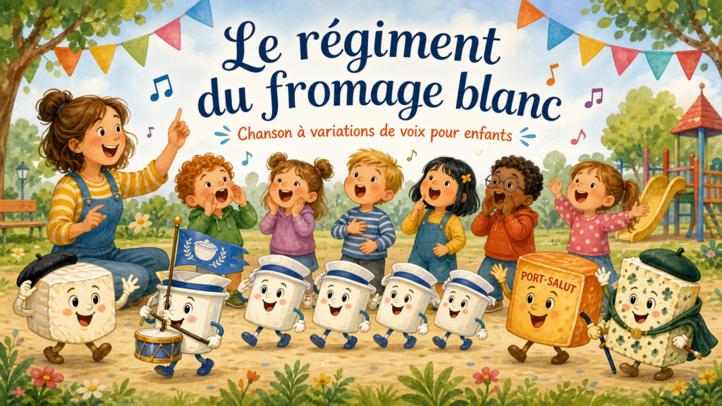chant le régiment du fromage blanc