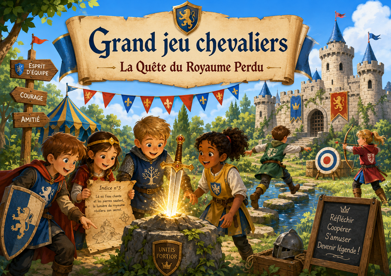 Grand jeu chevaliers : La Quête du Royaume Perdu