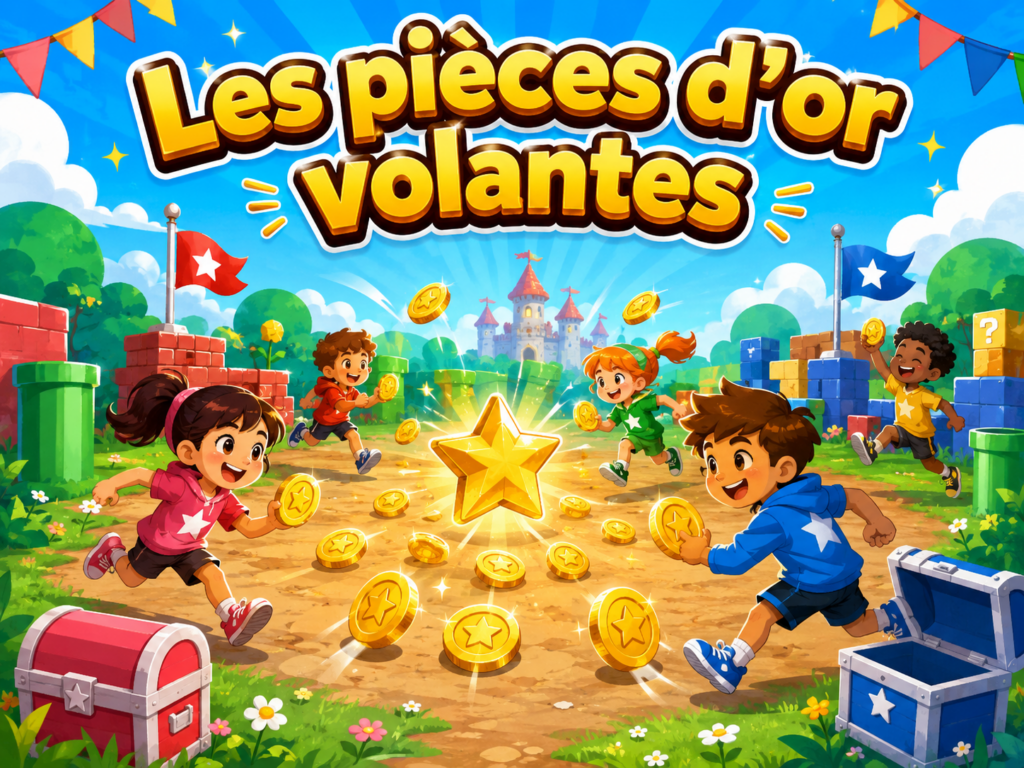 Les pièces d’or volantes : petit jeu de stratégie inspiré de Mario