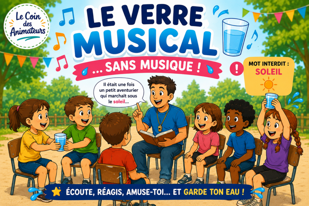 Le Verre Musical jeu d'eau