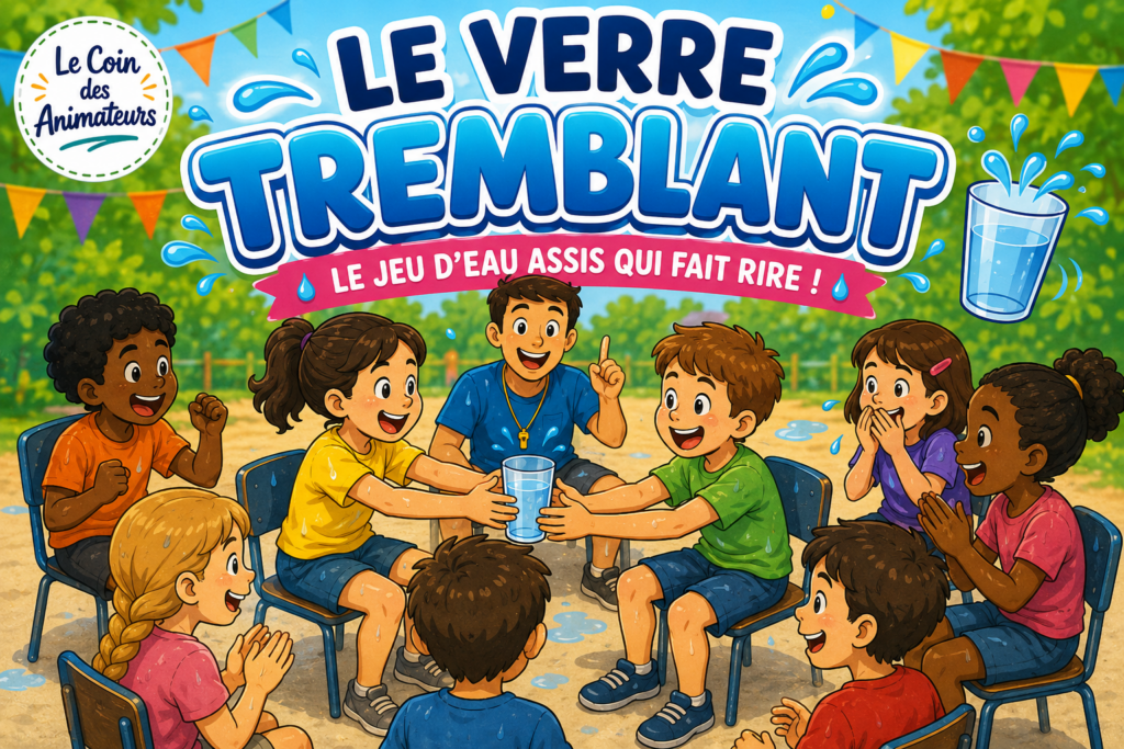 Le Verre Tremblant jeu d’eau assis