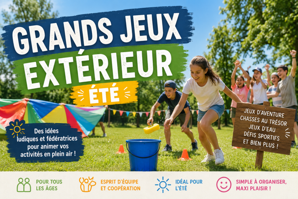 20 grands jeux d&rsquo;extérieur pour l&rsquo;été : idées clé en main