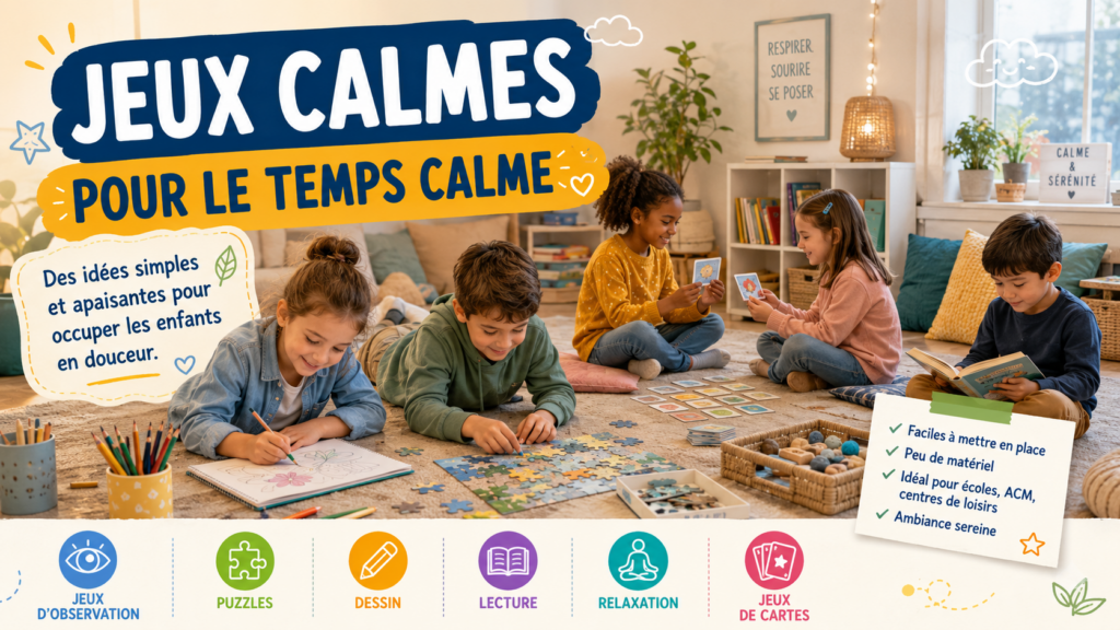jeux calmes